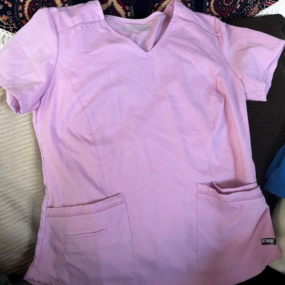 Grays anatomy by barco, light pink/purple,S/XS set